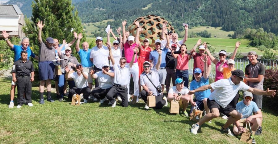 Un gruppo di golfisti